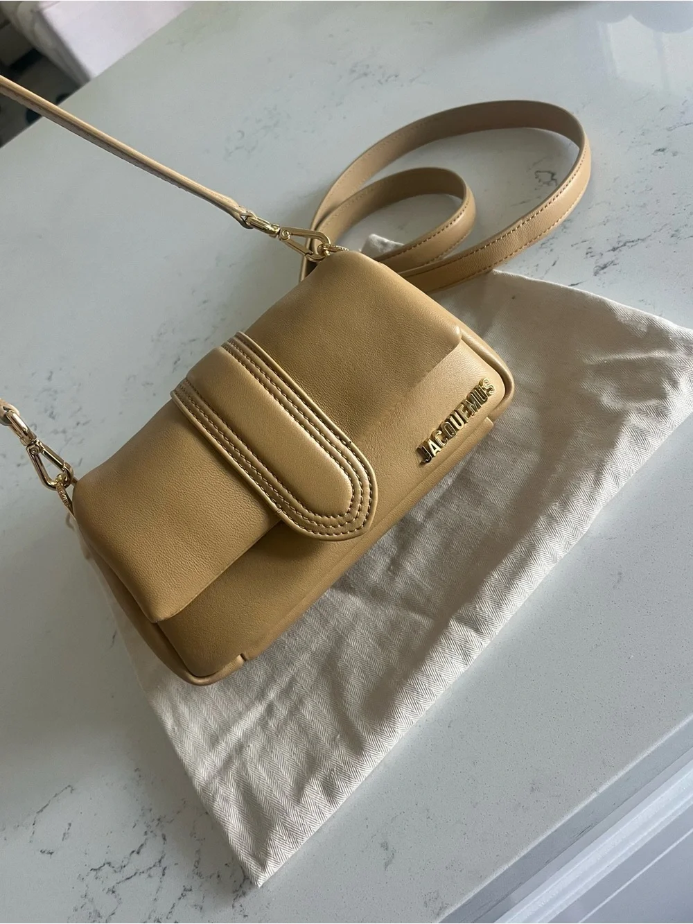 Jacquemus Tan Le Chouchou 'Le Petit Bambimou' Bag